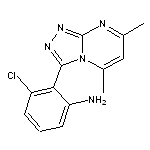 3-chloro-2-{5,7-dimethyl-[1,2,4]triazolo[4,3-a]pyrimidin-3-yl}aniline