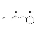 3-(2-aminocyclohexyl)propanoic acid hydrochloride