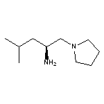 (2S)-4-methyl-1-(pyrrolidin-1-yl)pentan-2-amine