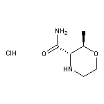 trans-2-methylmorpholine-3-carboxamide hydrochloride