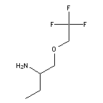 1-(2,2,2-trifluoroethoxy)butan-2-amine