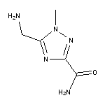 5-(aminomethyl)-1-methyl-1H-1,2,4-triazole-3-carboxamide