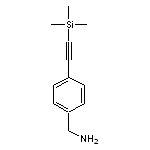 {4-[2-(trimethylsilyl)ethynyl]phenyl}methanamine