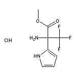 methyl 2-amino-3,3,3-trifluoro-2-(1H-pyrrol-2-yl)propanoate hydrochloride