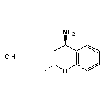 trans-2-methyl-3,4-dihydro-2H-1-benzopyran-4-amine hydrochloride