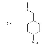 4-[(methylsulfanyl)methyl]cyclohexan-1-amine hydrochloride