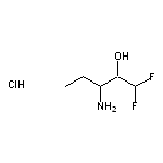 3-amino-1,1-difluoropentan-2-ol hydrochloride