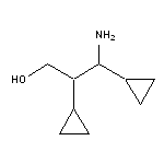 3-amino-2,3-dicyclopropylpropan-1-ol