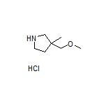 3-(Methoxymethyl)-3-methylpyrrolidine Hydrochloride