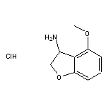 4-methoxy-2,3-dihydro-1-benzofuran-3-amine hydrochloride