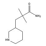 2,2-dimethyl-3-(piperidin-3-yl)propanamide