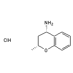 cis-2-methyl-3,4-dihydro-2H-1-benzopyran-4-amine hydrochloride