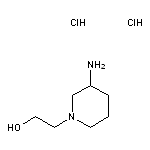 2-(3-aminopiperidin-1-yl)ethan-1-ol dihydrochloride