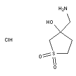 3-(aminomethyl)-3-hydroxy-1$l^{6}-thiolane-1,1-dione hydrochloride