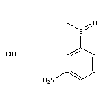 3-methanesulfinylaniline hydrochloride