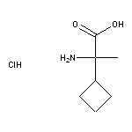 2-amino-2-cyclobutylpropanoic acid hydrochloride