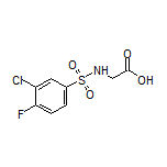 2-(3-Chloro-4-fluorophenylsulfonamido)acetic Acid