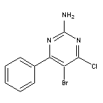 5-bromo-4-chloro-6-phenylpyrimidin-2-amine