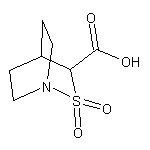 2,2-dioxo-2$l^{6}-thia-1-azabicyclo[2.2.2]octane-3-carboxylic acid