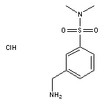 3-(aminomethyl)-N,N-dimethylbenzene-1-sulfonamide hydrochloride