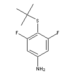 4-(tert-butylsulfanyl)-3,5-difluoroaniline