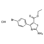 ethyl 2-amino-4-(4-bromophenyl)-1,3-thiazole-5-carboxylate hydrochloride