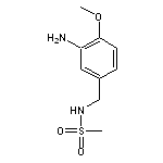 N-[(3-amino-4-methoxyphenyl)methyl]methanesulfonamide