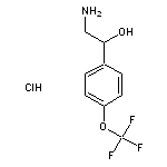 2-amino-1-[4-(trifluoromethoxy)phenyl]ethan-1-ol hydrochloride