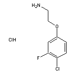 4-(2-aminoethoxy)-1-chloro-2-fluorobenzene hydrochloride