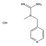 1-methyl-1-(pyridin-4-ylmethyl)guanidine hydrochloride