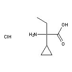 2-amino-2-cyclopropylbutanoic acid hydrochloride