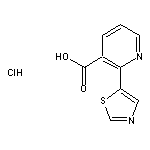 2-(1,3-thiazol-5-yl)pyridine-3-carboxylic acid hydrochloride