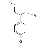 2-(4-chlorophenyl)-3-methoxypropan-1-amine