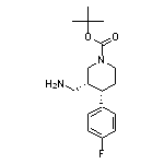 rac-tert-butyl (3R,4S)-3-(aminomethyl)-4-(4-fluorophenyl)piperidine-1-carboxylate