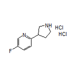 5-Fluoro-2-(pyrrolidin-3-yl)pyridine Dihydrochloride