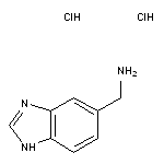 1H-1,3-benzodiazol-5-ylmethanamine dihydrochloride