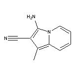 3-amino-1-methylindolizine-2-carbonitrile