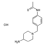 N-{4-[(4-aminopiperidin-1-yl)methyl]phenyl}acetamide hydrochloride