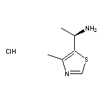 (1R)-1-(4-methyl-1,3-thiazol-5-yl)ethan-1-amine hydrochloride