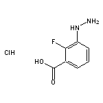 2-fluoro-3-hydrazinylbenzoic acid hydrochloride