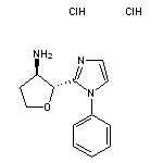 rac-(2R,3R)-2-(1-phenyl-1H-imidazol-2-yl)oxolan-3-amine dihydrochloride