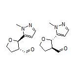 trans-2-(1-Methyl-5-pyrazolyl)tetrahydrofuran-3-carbaldehyde