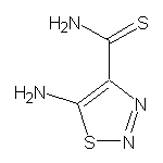 5-amino-1,2,3-thiadiazole-4-carbothioamide