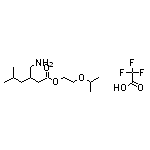 trifluoroacetic acid 2-(propan-2-yloxy)ethyl 3-(aminomethyl)-5-methylhexanoate