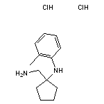 N-[1-(aminomethyl)cyclopentyl]-2-methylaniline dihydrochloride