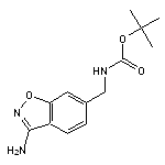 tert-butyl N-[(3-amino-1,2-benzoxazol-6-yl)methyl]carbamate