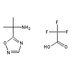 2-(1,2,4-oxadiazol-5-yl)propan-2-amine, trifluoroacetic acid