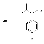 1-(4-chlorophenyl)-2-methylpropan-1-amine hydrochloride