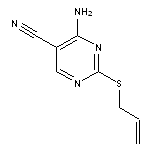 4-amino-2-(prop-2-en-1-ylsulfanyl)pyrimidine-5-carbonitrile