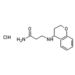 3-[(3,4-dihydro-2H-1-benzopyran-4-yl)amino]propanamide hydrochloride